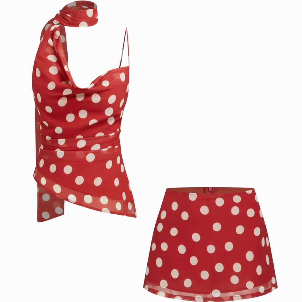 Polka Dot Two Piece Set